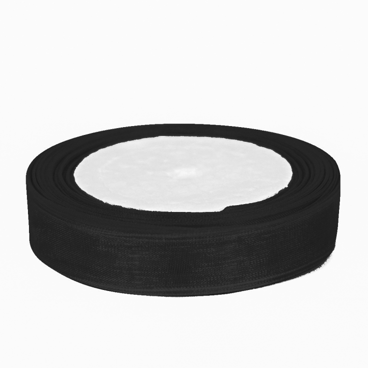 Лента Органза Черный