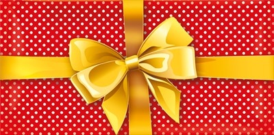 Конверт для денег без надписи, Желтый бант